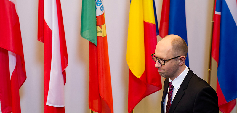 Украинский премьер-министр Арсения Яценюк
