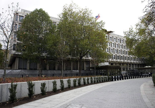 Здание посольства США на площади Grosvenor