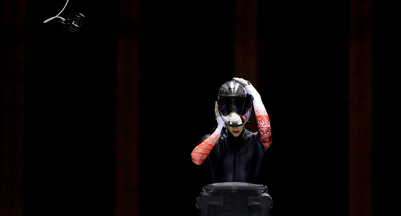 Тренировки сборных по скелетону