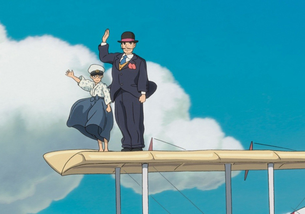 Сцены снов еще напоминают прежние фильмы Миядзаки. «Реальность» нарисована иначе