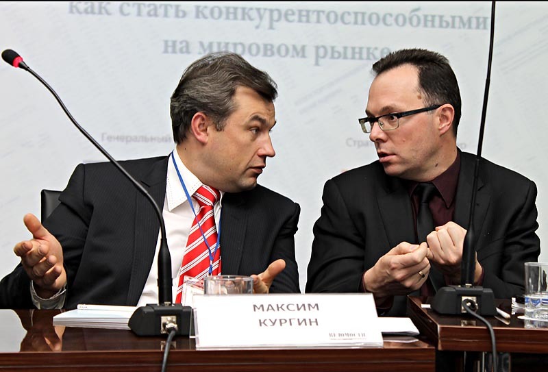 Максим Кургин, генеральный директор, Профкурорт, Александр Губский, заместитель главного редактора, Ведомости