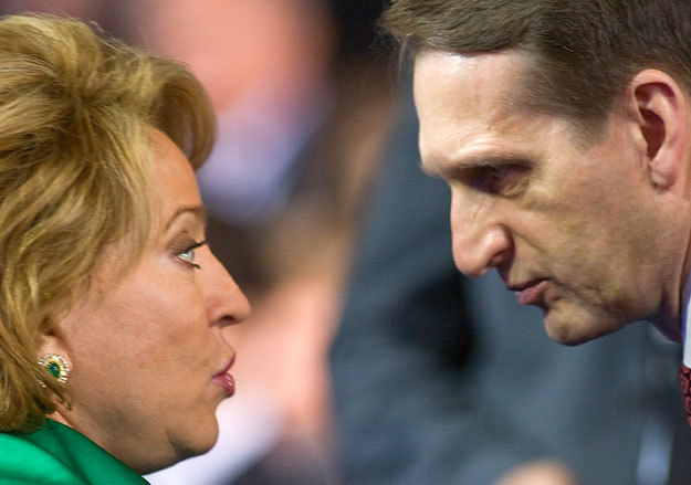 У Валентины Матвиенко и Сергея Нарышкина зарплата оказалась ниже, чем у их подопечных сенаторов и депутатов