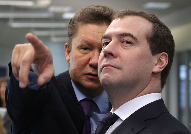 Дмитрий Медведев и Алексей Миллер
