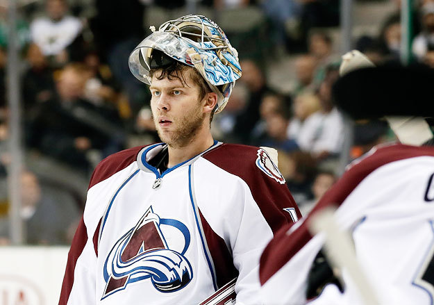 Вратарь сборной России по хоккею Семен Варламов