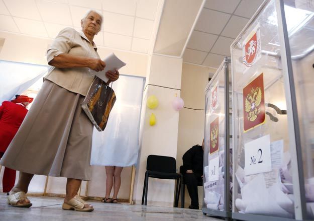 Перенос выборов в Крыму (на фото) уравнял полуостров с остальной Россией