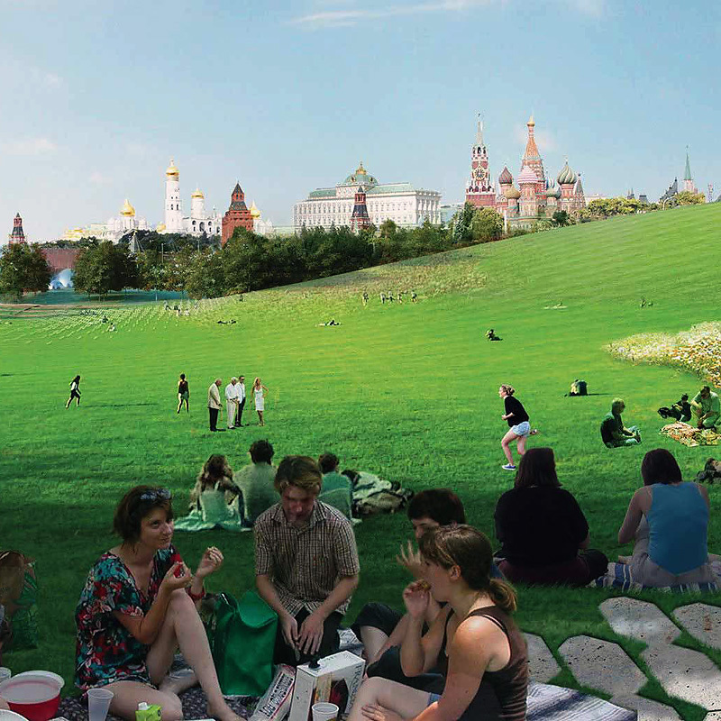 "Зарядье", 2017 г. (проект)

Помимо этого проект предусматривает расширение пешеходной части Москворецкой набережной и устройство причала. Москворецкий мост также станет частично пешеходным и свяжет «Зарядье» с пешеходной зоной в Замоскворечье. Парк займет 13 га и будет завершен в 2017 г. Бюджет на строительство - 6 млрд руб.