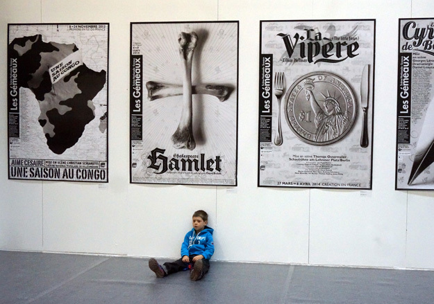 Театральный плакат - традиционно самый эффектный раздел выставки