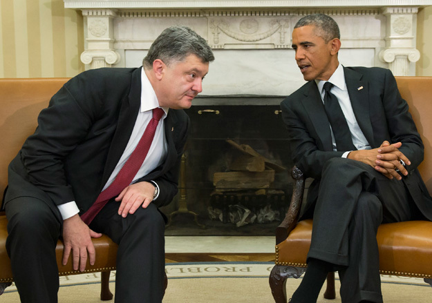Петр Порошенко и Барак Обама