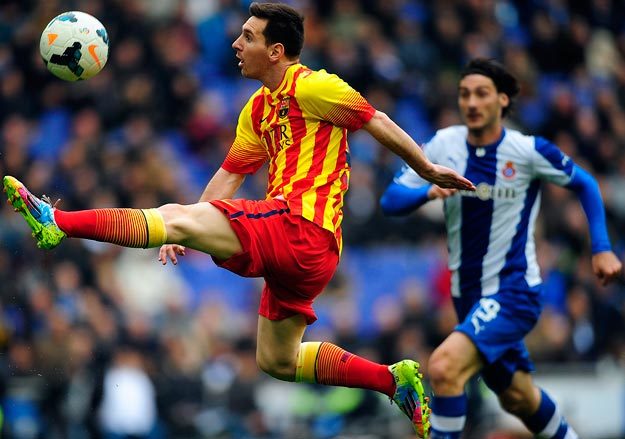 Нападающий испанской FC Barcelona и сборной Аргентины Лионель Месси