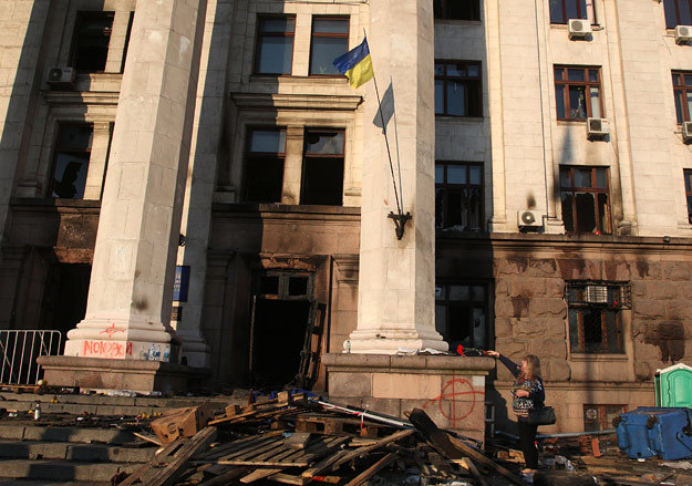 В одесском Доме профсоюзов сгорели 46 человек