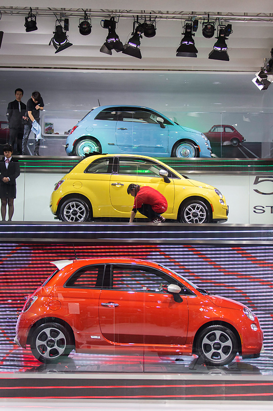 Стенд Fiat 500.