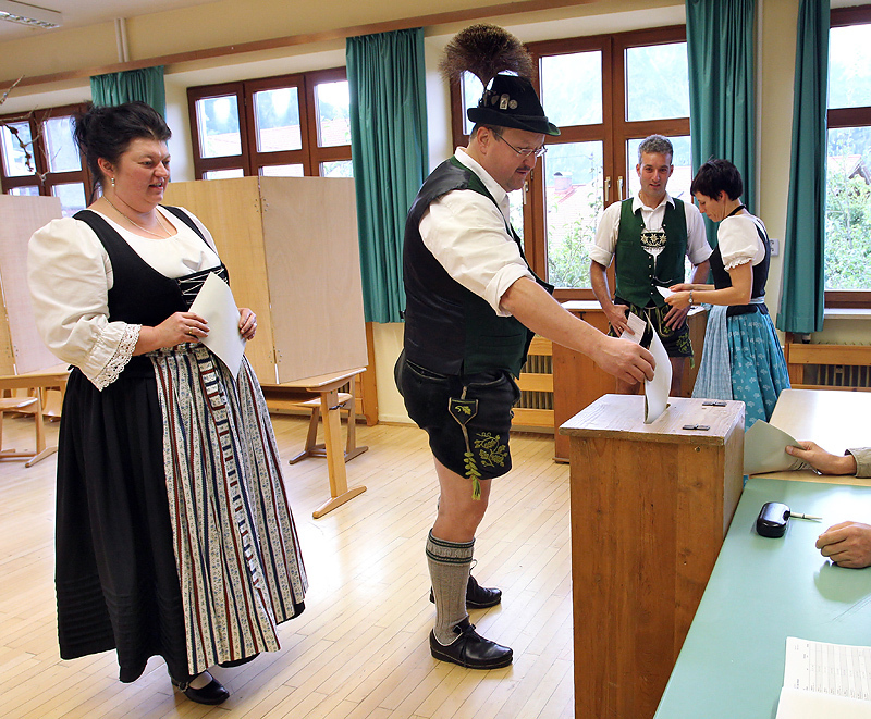 Голосование в Баварии