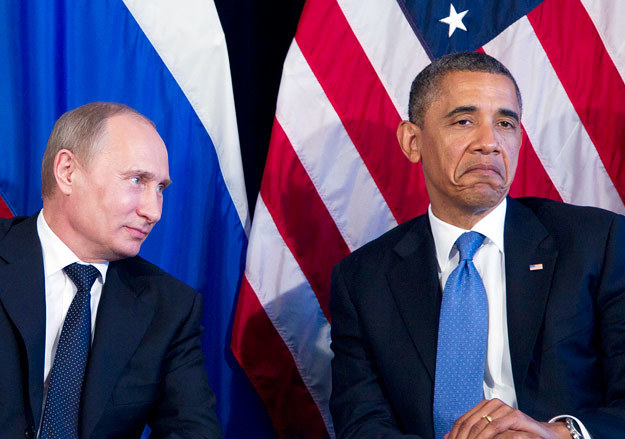 Барак Обама и Владимир Путин