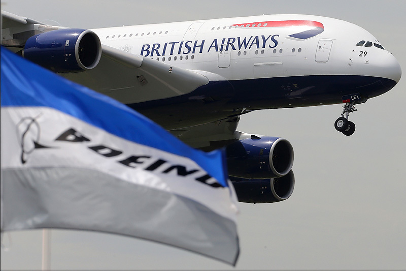 Airbus A380 компании British Airways
