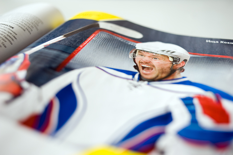 Форвард сборной России по хоккею Илья Ковальчук в рекламе Райффайзенбанк