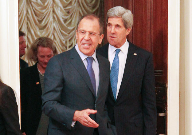 Джон Керри и Сергей Лавров