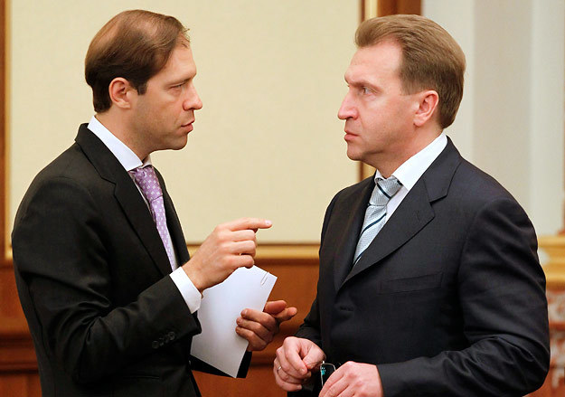 Денис Мантуров и Игорь Шувалов
