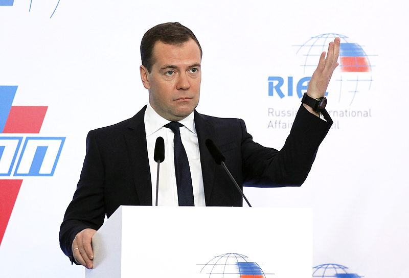 Премьер России Дмитрий Медведев