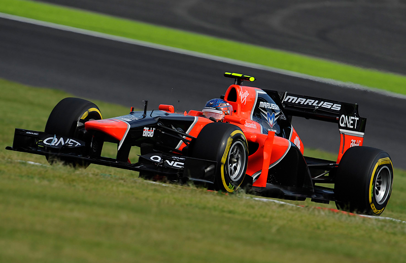Болид гоночной команды F1 Marussia