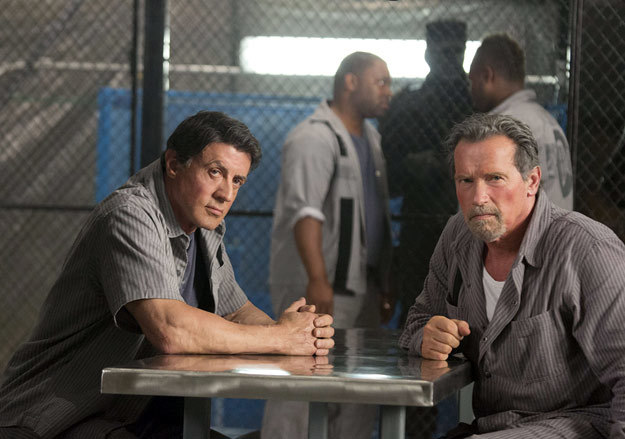 Сильвестр Сталлоне и Арнольд Шварценеггер наконец нашли для встречи не только время, но и подходящее место