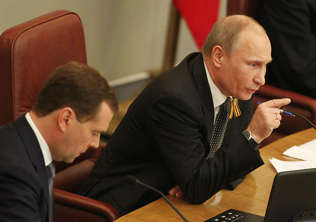 Дмитрий Медведев и Владимир Путин