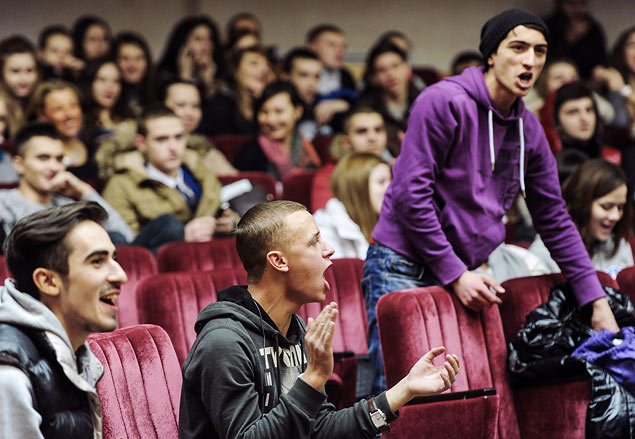 Забастовка студентов РГТЭУ