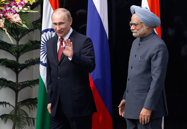 Владимир Путин, Манмохан Сингх