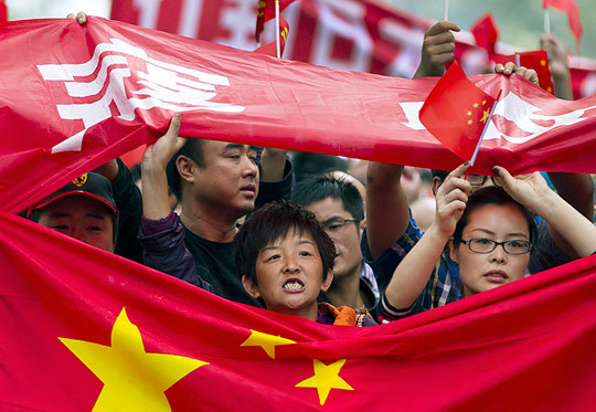 Антияпонские акции в Китае