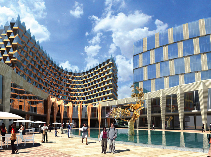 Гостиничный комплекс «Кемпински Плаза» в Нижнем Новгороде (проектирование: 2008 г.)