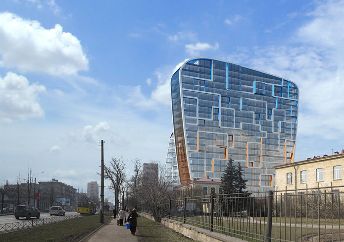 Реконструкция здания под жилой многофункциональный комплекс в Санкт-Петербурге (проектирование: 2005 г.)