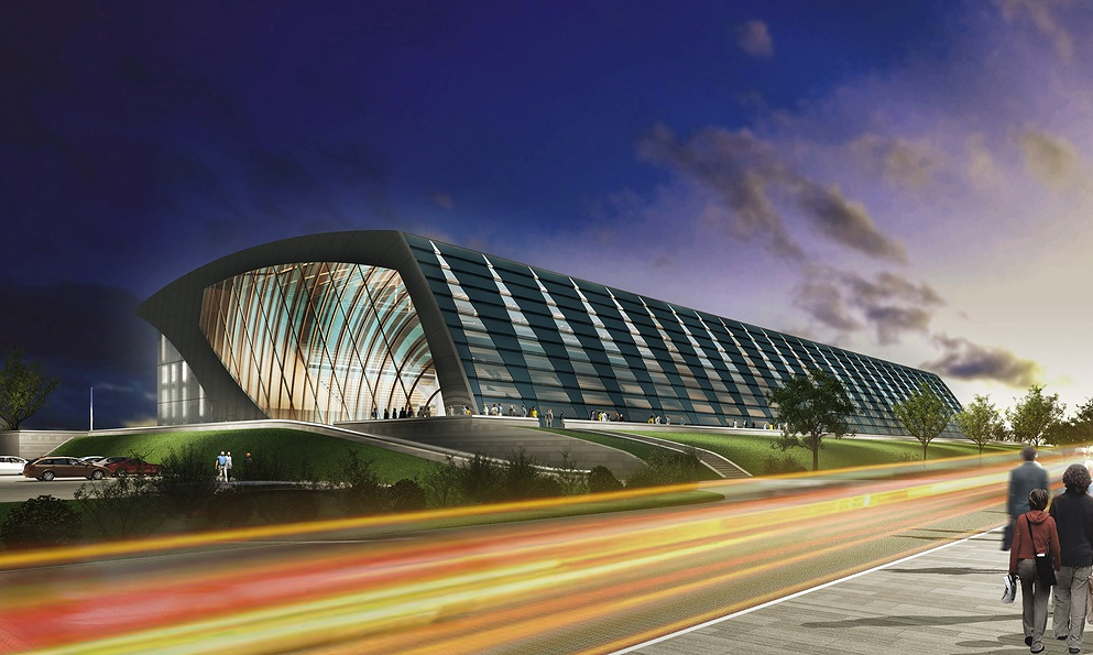 Дворец водных видов спорта к Универсиаде-2013 в Казани (проектирование: 2008 – 2010 гг.)