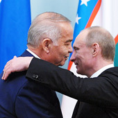 Владимир Путин и Ислам Каримов