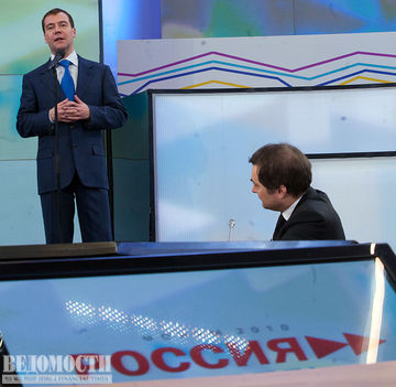 Владислав Сурков и Дмитрий Медведев