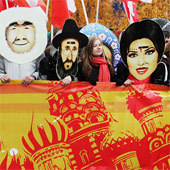 «Русский марш» «Наших»