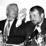 Аналитики не исключают, что Виктор Рашников (слева) и Владимир Лисин объединят свои металлургические империи