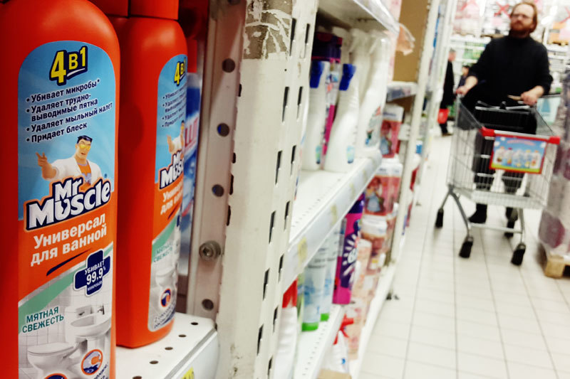 Роспотребнадзор запретил ввоз с Украины чистящих и моющих средств ООО «СК Джонсон»