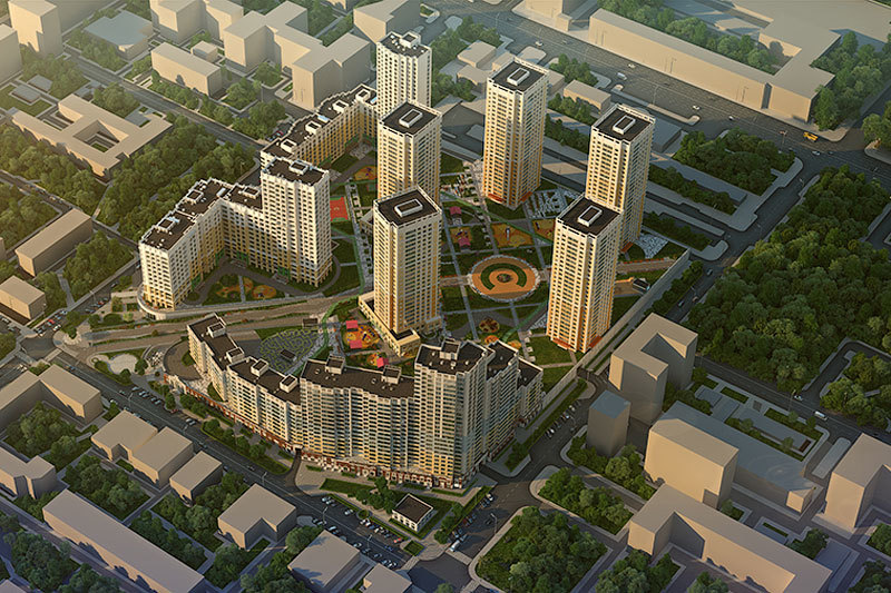 Эскиз ЖК «Огни Сибири»