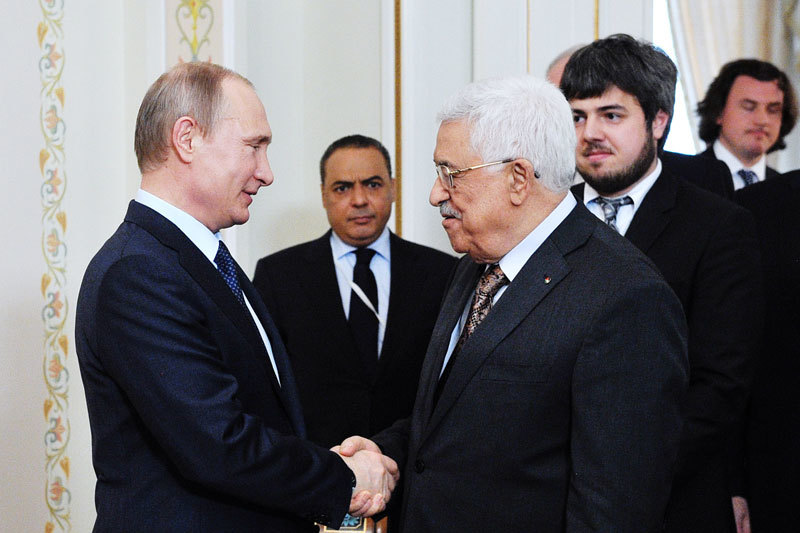 Владимир Путин и Махмуд Аббас