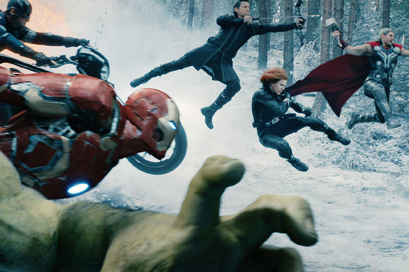 «Мстители: Эра Альтрона» остаются главным мировым кинохитом