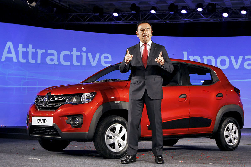 Гендиректор Renault и Nissan Карлос Гон представляет Renault Kwid