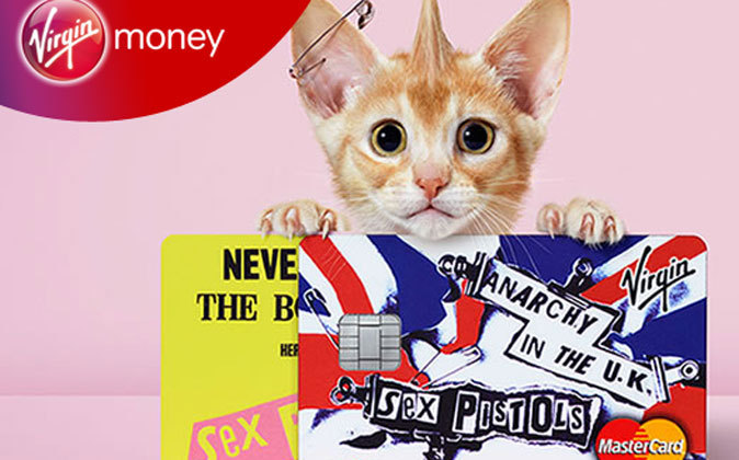 Реклама новых карт Virgin Money