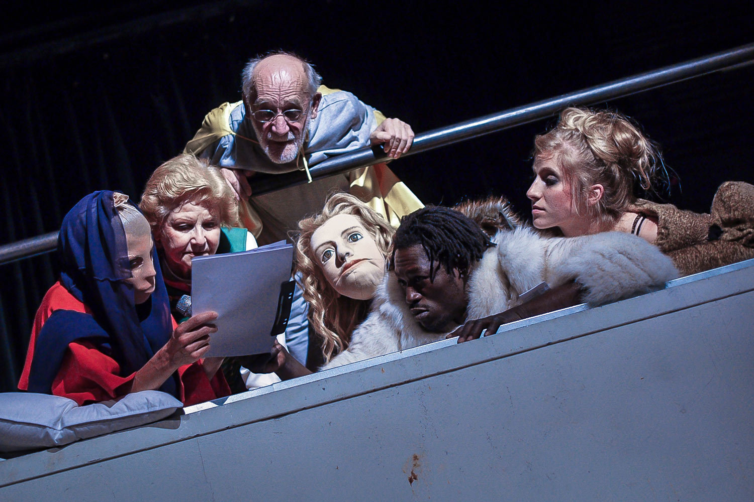 Вторая слева – актриса Ирм Херманн из фильмов Фассбиндера