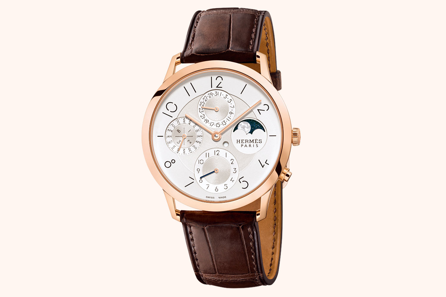 Часы Slim d’Hermes Quantieme Perpetuel