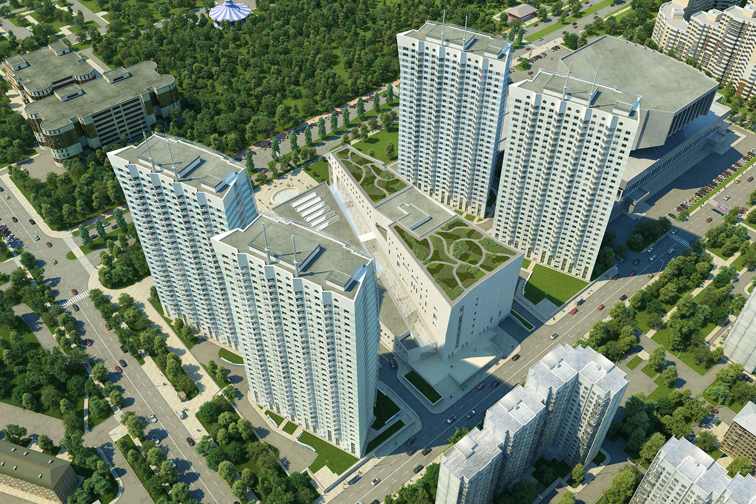 «Флотилия» - один из многофункциональных жилых комплексов, который сейчас строит «Грас»