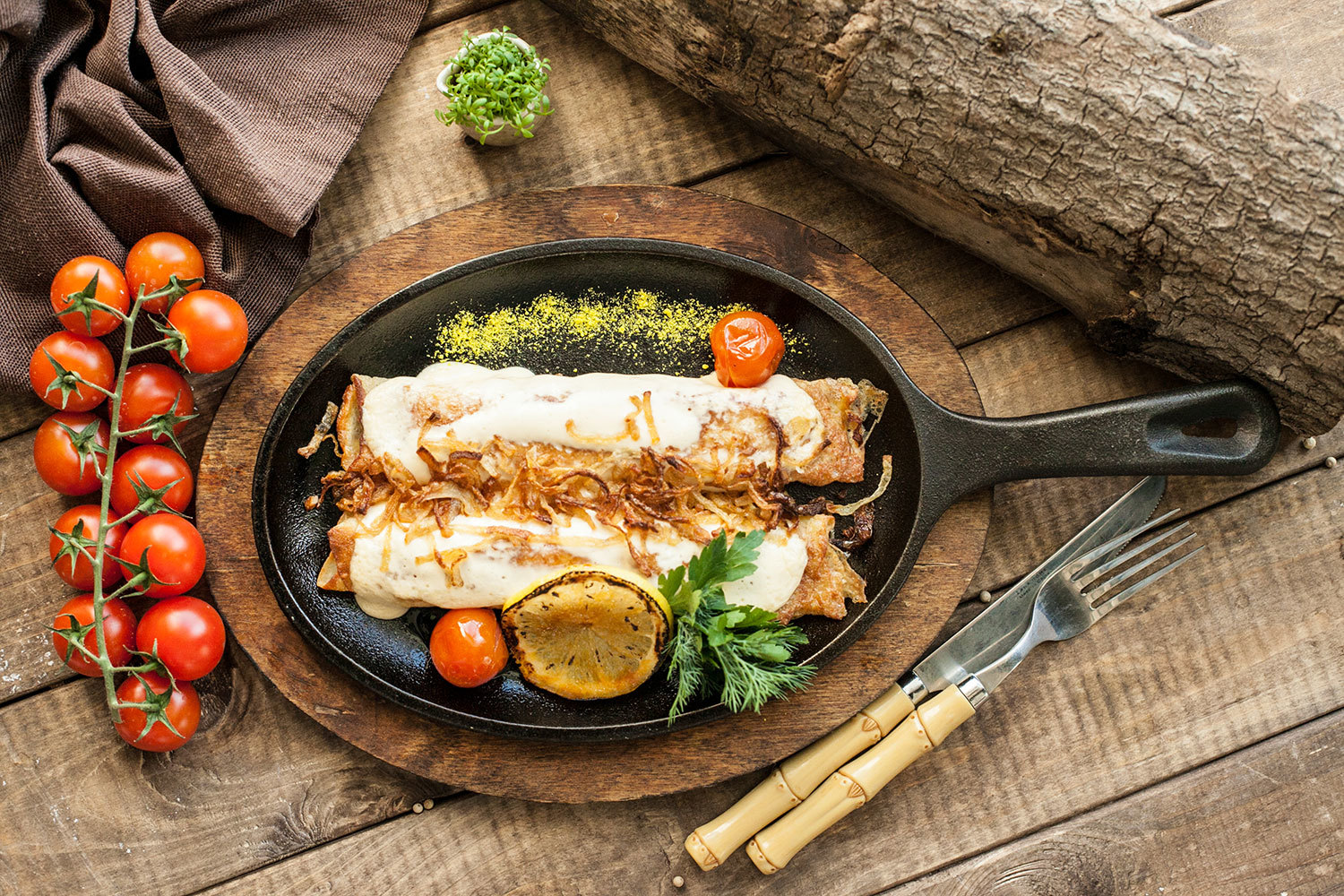 Бендерки с судаком, ресторан «Шинок»