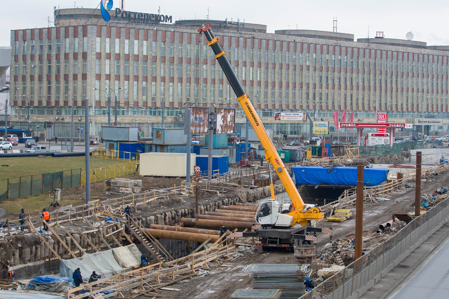 Комитету по развитию транспортной инфраструктуры (КРТИ) не удалось выбрать подрядчика для завершения работ на Синопской набережной