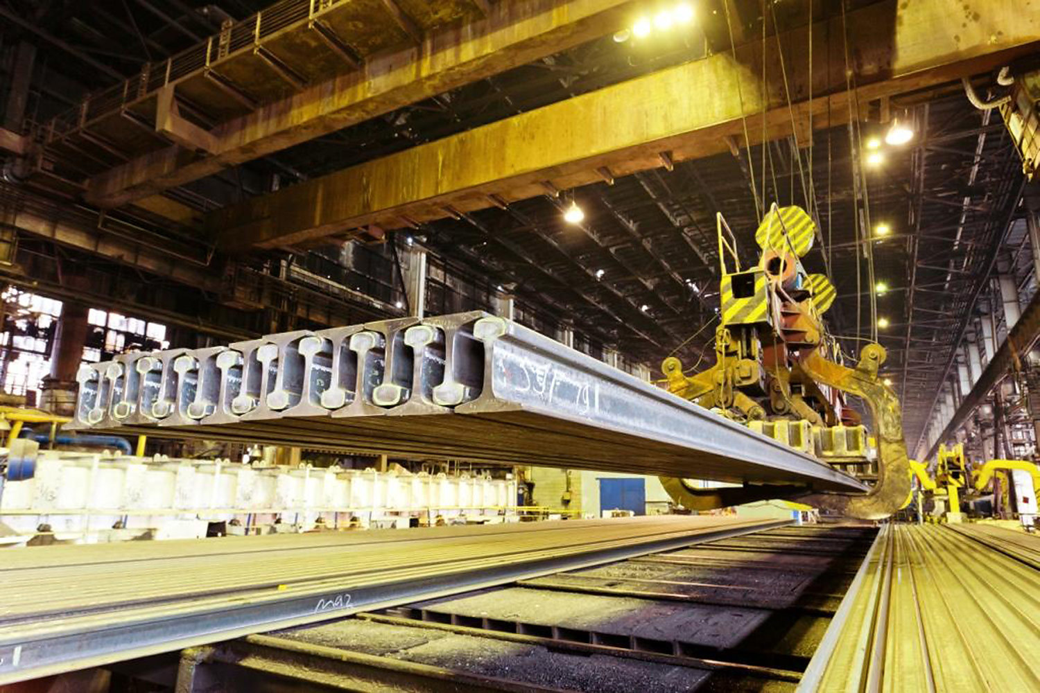 Evraz увозит рельсы