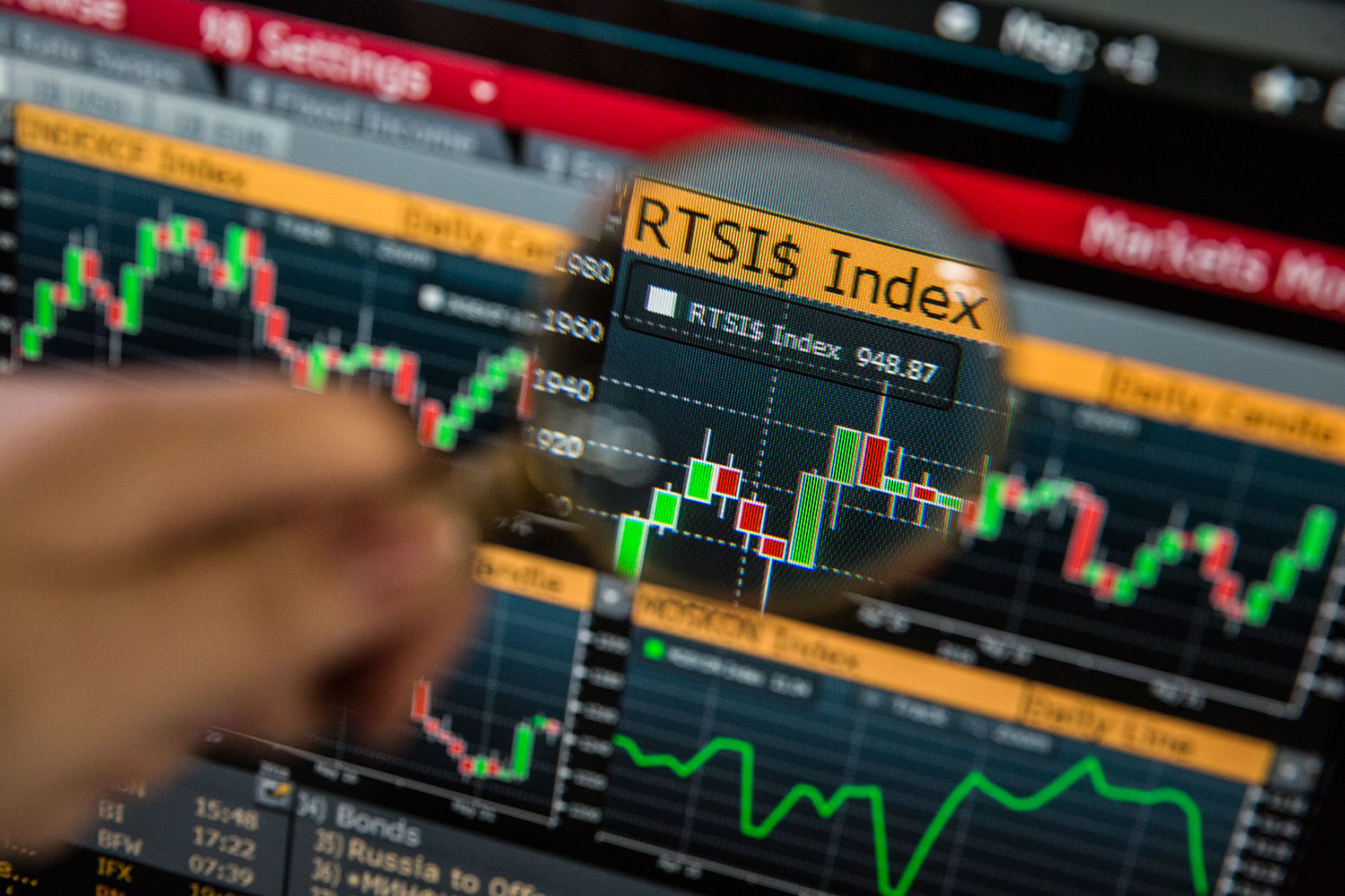 Индекс РТС обновил годовой максимум
