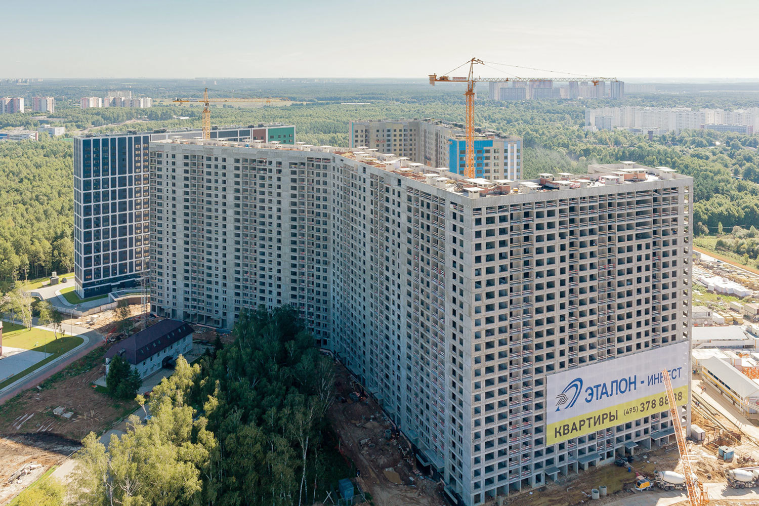 ГК «Эталон» занимается строительством жилья в Петербурге, Москве и в Московской области