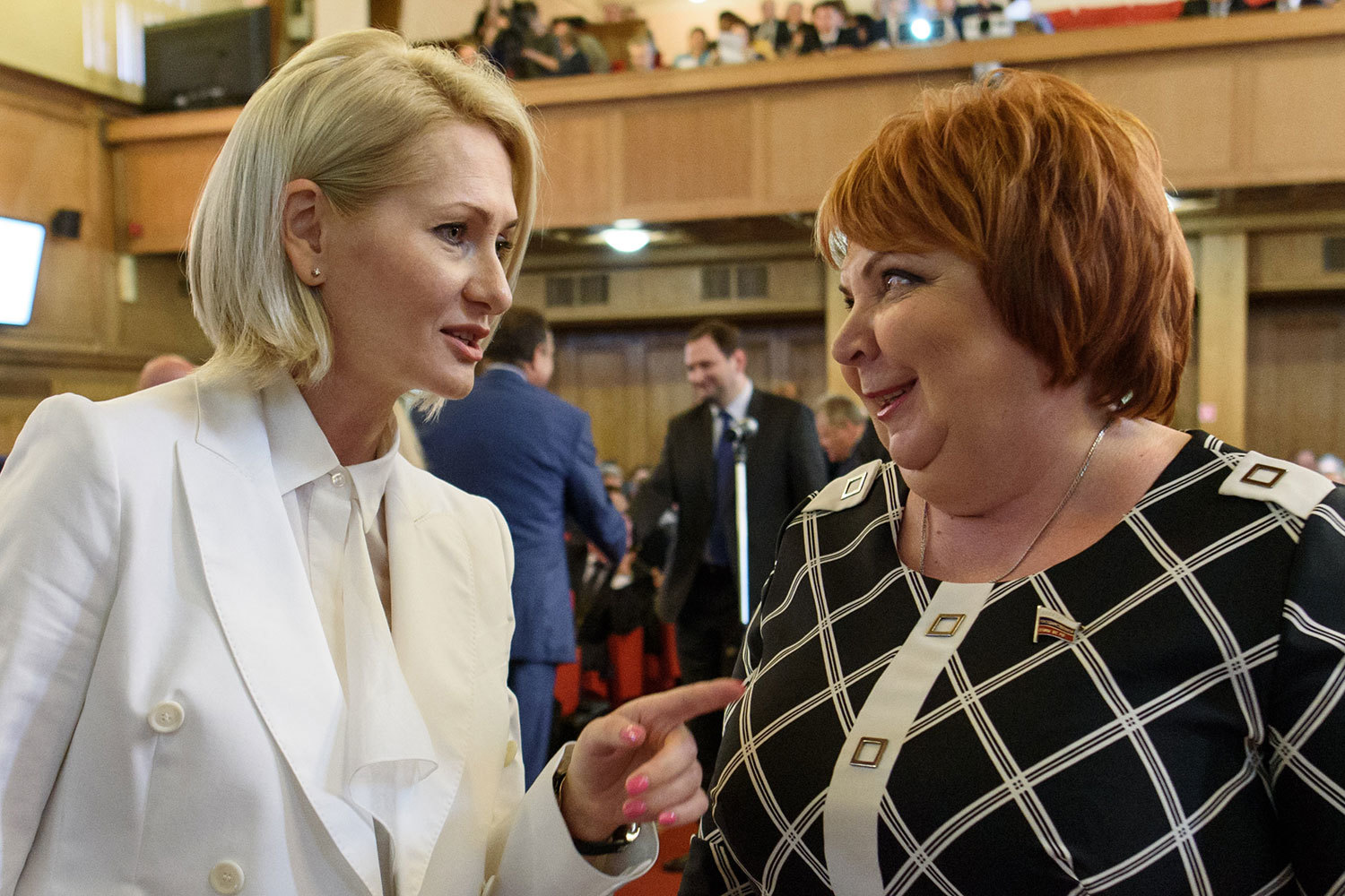 Руководителем Росреестра и замминистра экономического развития назначена Виктория Абрамченко (на фото слева)